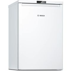 Bosch GTV15NWEBG White, 85x56cm Undercounter Freezer, 3 Compartments, Integrated horizontal handle