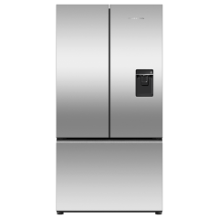 Fisher And Paykel RF540ANUX6 , Fridge Freezer French Door 900mm, Recessed Handle, Stainless Steel