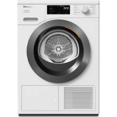 Miele TED645WP , Heat Pump, 9kg Honeycomb drum with Glass Door, A+++ energy rating, EcoSpeed & EcoDr