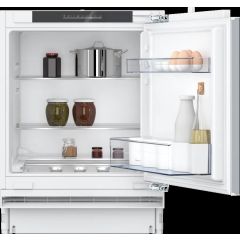 Neff KU1212FE0G , 82x59.8 under counter fridge, 2 vegetable drawers, LED with soft start, Fixed hing