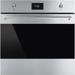 Smeg SFP6301TVX ,Classic 60cm Stainless Steel Pyrolitic Multifunction Maxi Single Oven