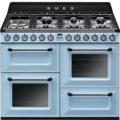 Smeg TR4110AZ Pastel Blue Dual Fuel Cooker *Available in other colours