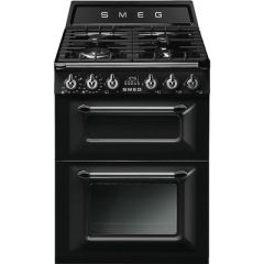 Smeg TR62BL 60cm Dual Fuel Cooker, two cavity, Victoria