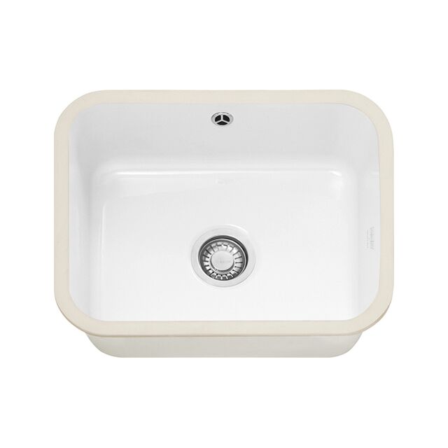 Franke VBK11050 White, Sinks Ceramic Undermount