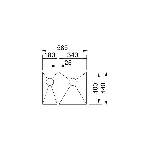 Blanco BL467711 , Zerox 340/180