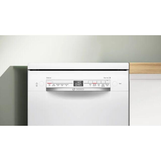 Bosch SPS2IKW01G White, Dishwasher - White - 9 Place Settings