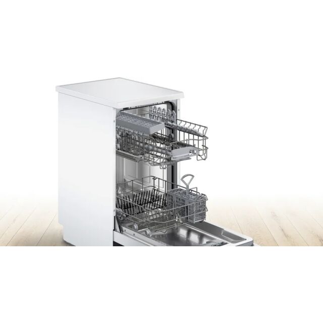 Bosch SPS2IKW01G White, Dishwasher - White - 9 Place Settings