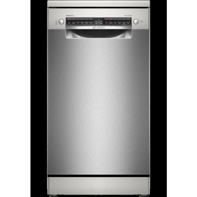 Bosch SPS4HMI49G Stainless Steel, Slimline, 6 programmes, Vario Flex baskets, Vario Drawer, 5 option