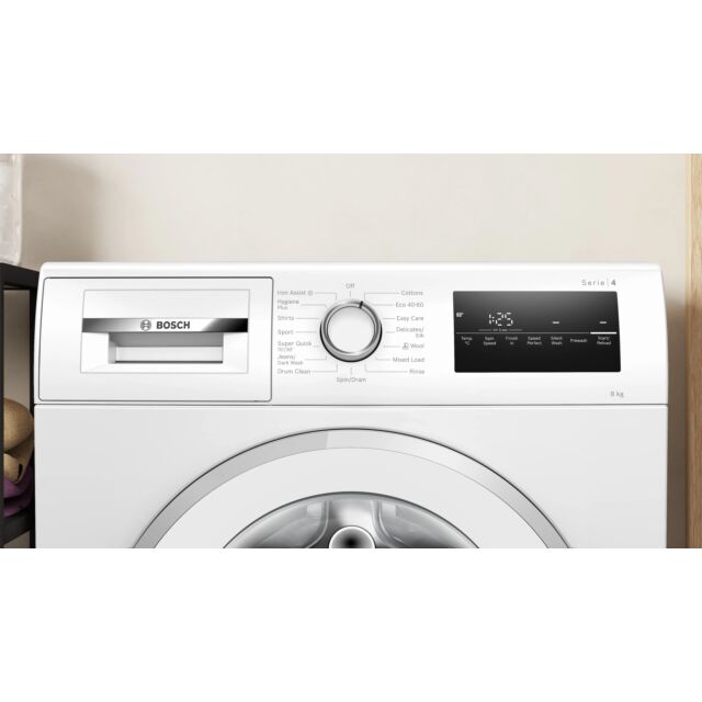 Bosch WAN28254GB White, 8kg 1400 Spin Washing Machine - White