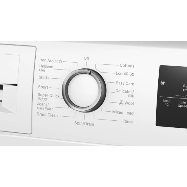 Bosch WAN28255GB White, 9kg 1400 Spin Washing Machine - White