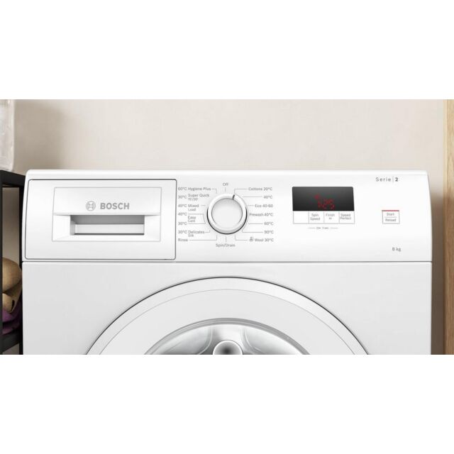 Bosch WGE03408GB , 8kg 1400 Spin Washing Machine - White