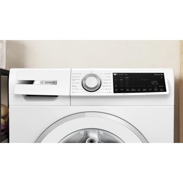 Bosch WGJ25400GB White, 10kg 1400 Spin Washing Machine - White
