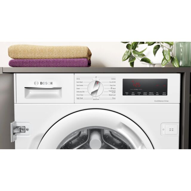 Bosch WIW28502GB , Capacity 8kg, 1400rpm, TimeLight, Reload, SpeedPerfect, 24hr time delay, BLDC mot