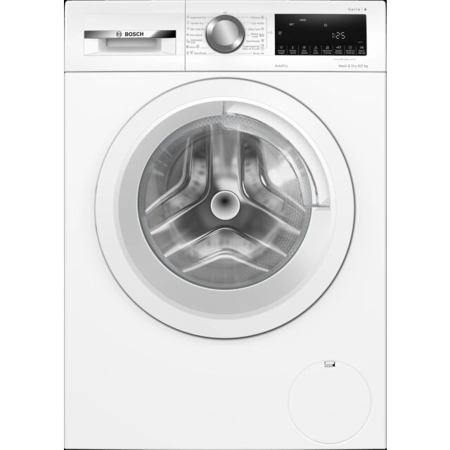 Bosch WNA144V9GB White, Capacity 9kg/ 5kg, 1400rpm, Large LED display, SpeedPerfect, Eco Silence Dri