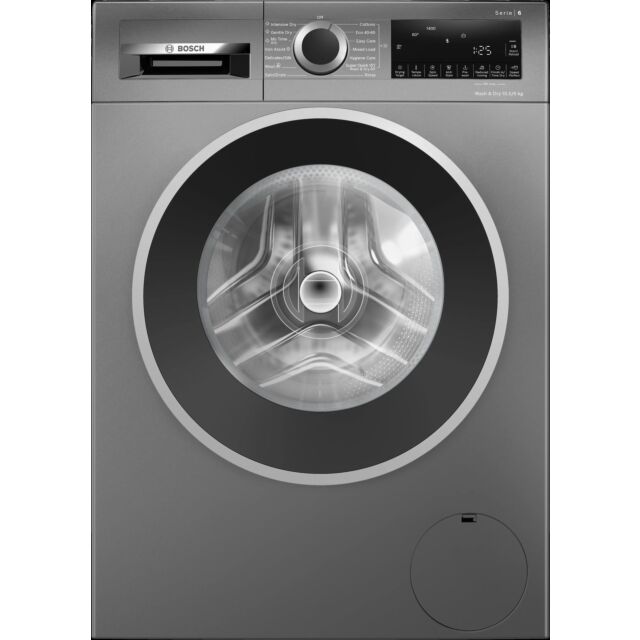 Bosch WNG254R1GB , Capacity 10.5kg/ 6kg, 1400rpm, Iron Assist, Anti Stain, SpeedPerfect, Wash & Dry 