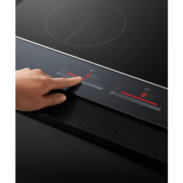 Fisher And Paykel CI905DTB4 900mm Wide 'Touch + Slide Control' Frameless 5 Zone Induction Smart Zo