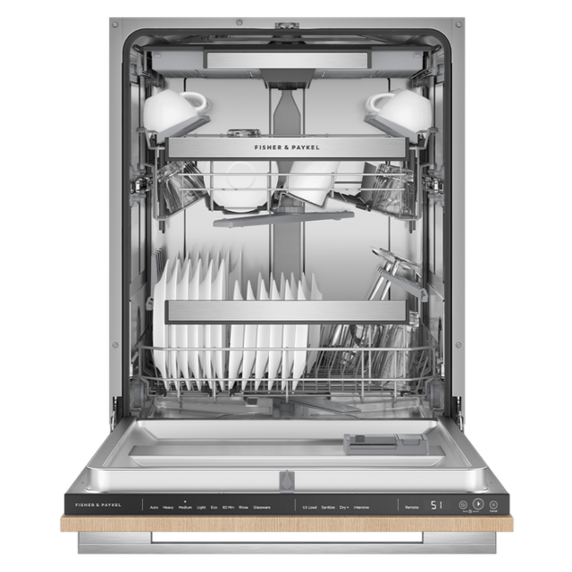 Fisher And Paykel DW60UT4HI2 , Fully Integrated Dishwasher, Tall, Sanitise