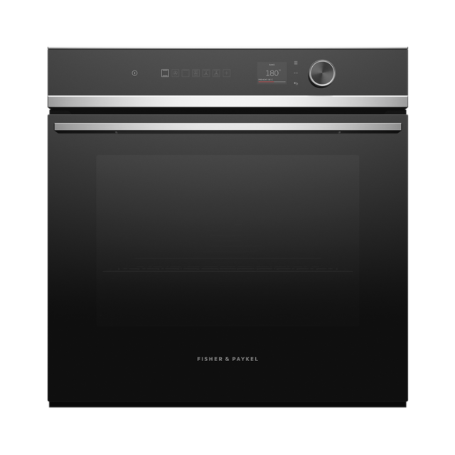 Fisher And Paykel OB60SD9PLX1 , Built-in Oven Single 600mm 72L, 9 Function, 2.4inch Screen + Dial, Con