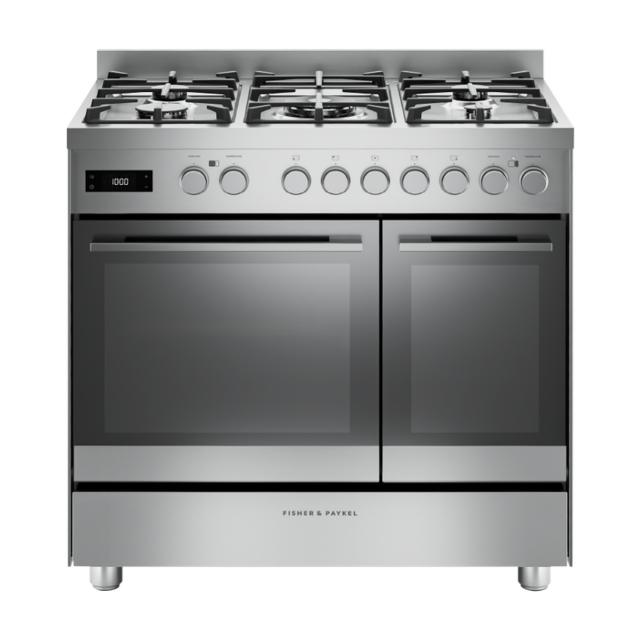Fisher And Paykel OR90L7DBGFX2 Stainless Steel, 900mm Wide Double Door - Double Multifunction Ovens