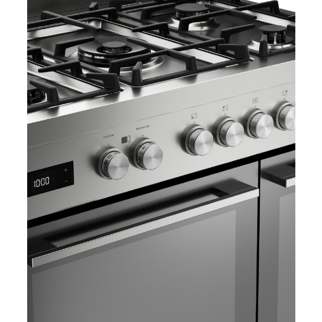 Fisher And Paykel OR90L7DBGFX2 Stainless Steel, 900mm Wide Double Door - Double Multifunction Ovens