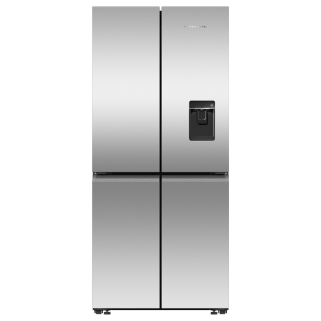 Fisher And Paykel RF500QNUX1 , Fridge Freezer Quad Door 790mm, Recessed Handle, Stainless Steel