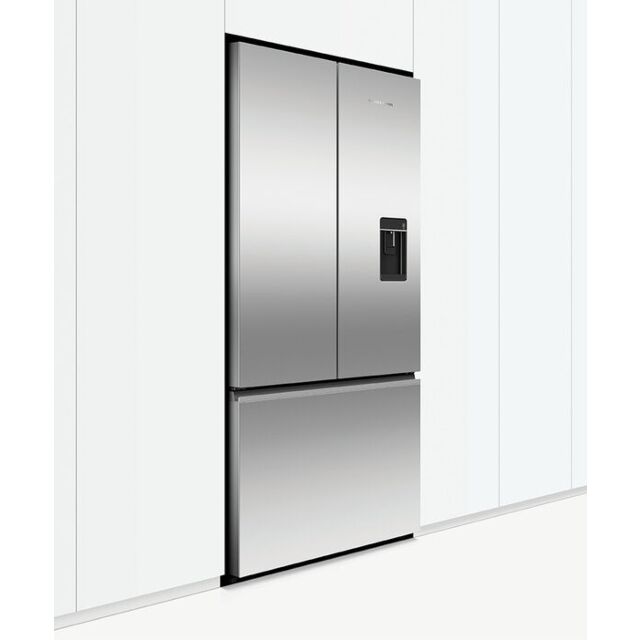 Fisher And Paykel RF540ANUX6 , Fridge Freezer French Door 900mm, Recessed Handle, Stainless Steel