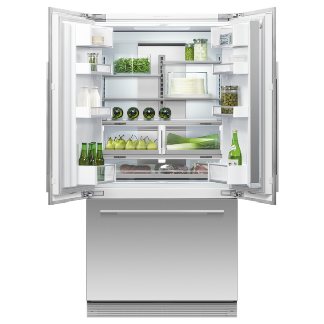 Fisher And Paykel RS90AU3 , Integrated Fridge Freezer French Door 900mm