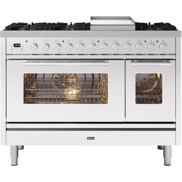 Ilve P12FWE3/ , Roma 120cm Twin 90 / 30 6 Gas Burners + Frytop 