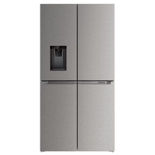 Liebherr MBSDDI9028 Stainless Steel , 4 Door Cross, Water & Ice Center (Fixed Water Connection), Bio