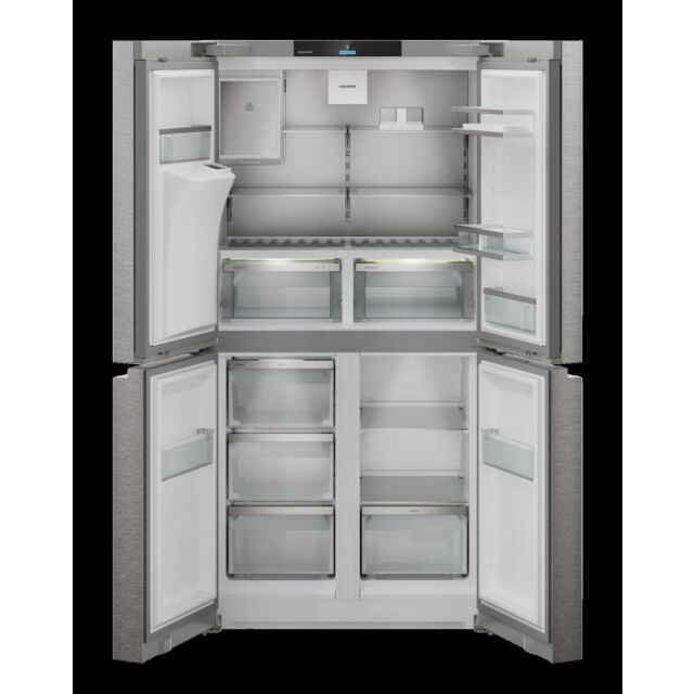 Liebherr MBSDDI9028 Stainless Steel , 4 Door Cross, Water & Ice Center (Fixed Water Connection), Bio
