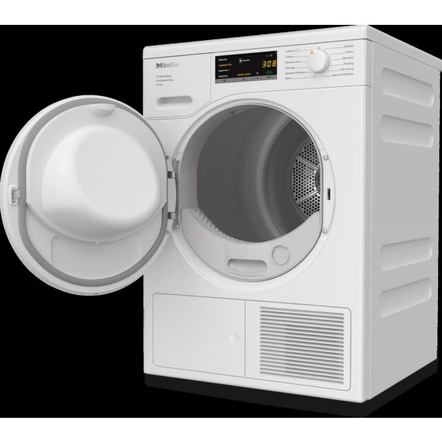 Miele TEA525WP White , Heat Pump, 8kg Honeycomb drum, A+++ energy rating, EcoSpeed, Extremely quiet 