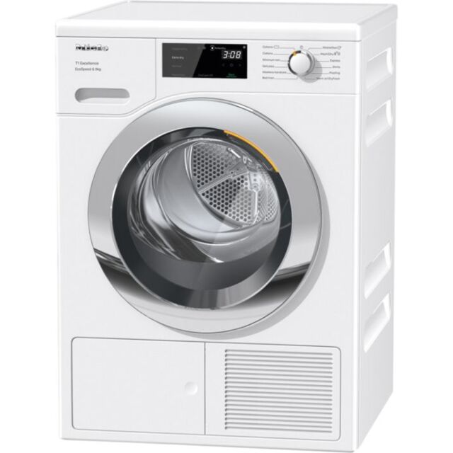 TEH785WP Heatpump tumble dryer, 9kg honeycomb drum