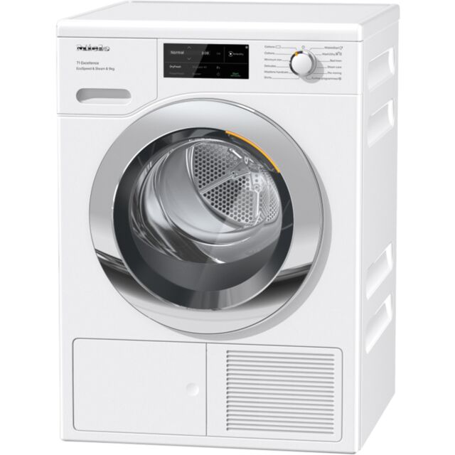 Miele TEL785WP White, Ecospeed &Steam &9Kg