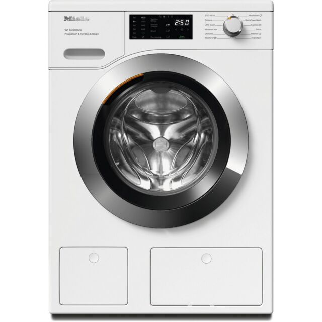 Miele WEG885 WCS White, 9kg 1400 Spin Washing Machine - Lotus White