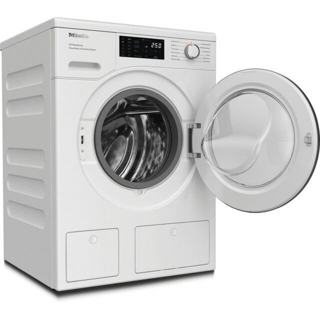 Miele WEG885 WCS White, 9kg 1400 Spin Washing Machine - Lotus White