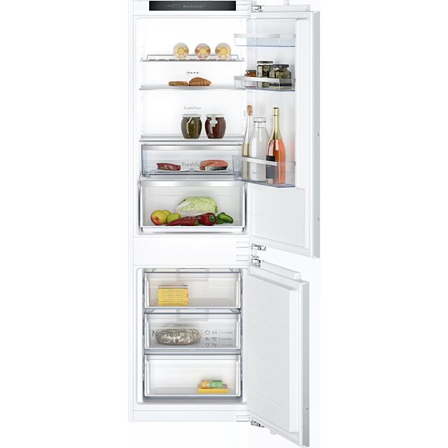 Neff KI7862FE0G , 177x54 NoFrost bottom freezer, LED light, XXL FreshSafe drawer, FreshSafe Chiller 