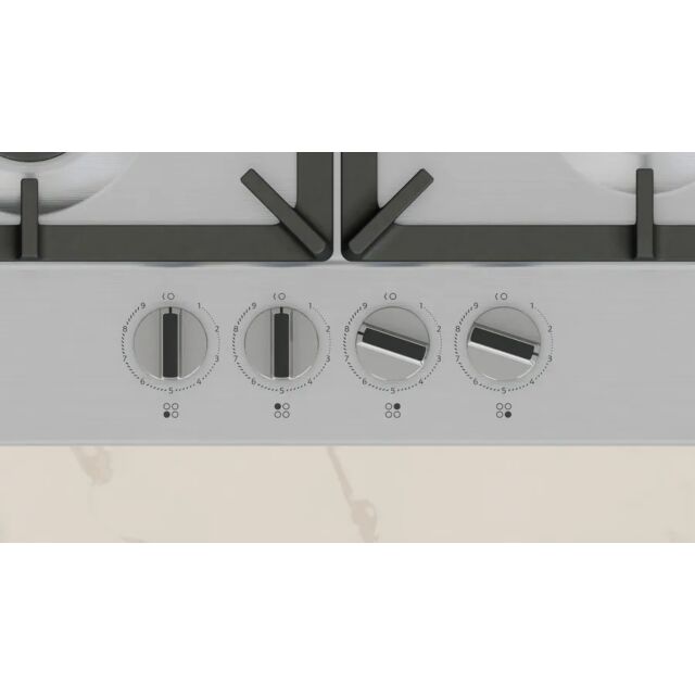 Neff T26CIP8N0 Stainless Steel, 58.2cm Gas Hob - Stainless Steel