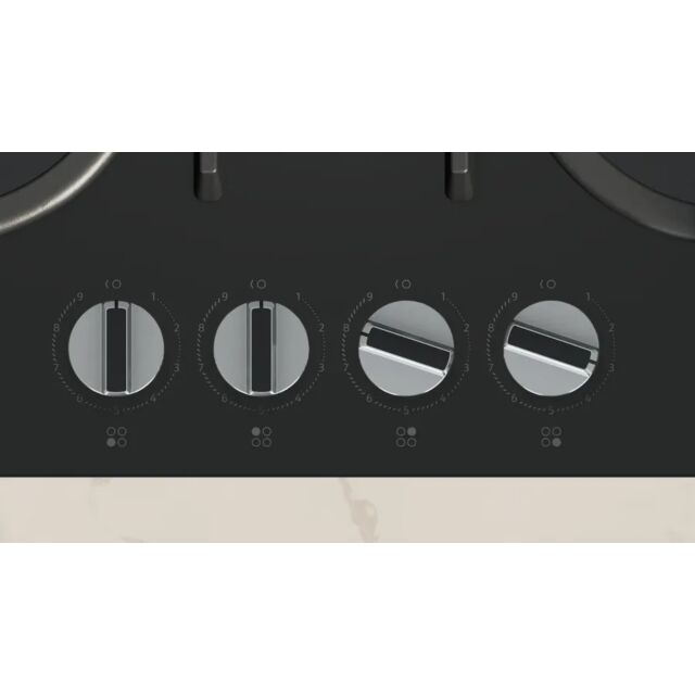 Neff T26PIP4S0 Black Glass, 59Cm Gas On Glass