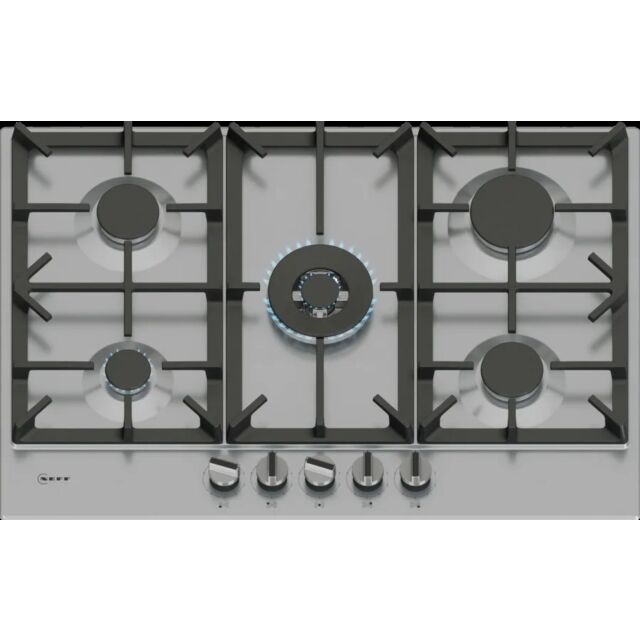 Neff T27CIQ8N0 Stainless Steel, N 70 Gas Hob 75 Cm Stainless Steel