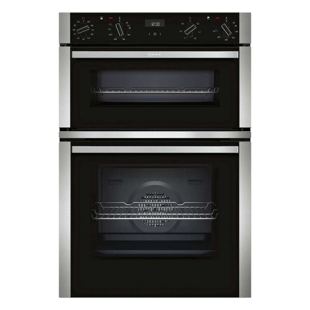 Neff U1ACI5HN0B Double oven, stainless steel, CircoTherm Main oven, 