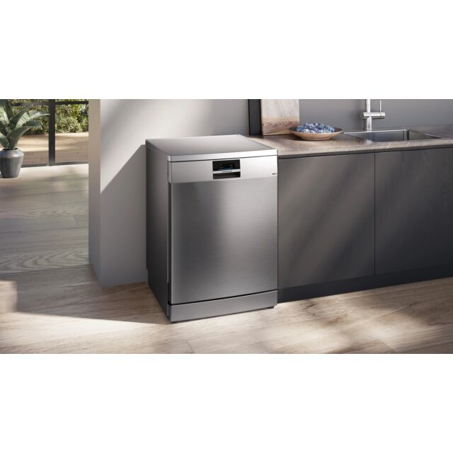 Siemens SN27TI02CE Stainless Steel , Iq700, Free-Standing Dishwasher, 60 Cm, Brushed Steel Anti-Fing