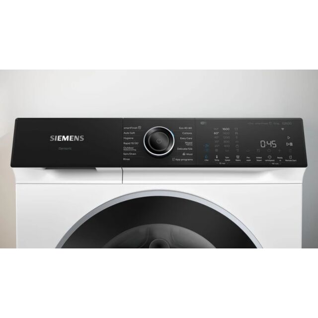 Siemens WG56H2A9GB White, Iq500 Washing Machine, Front Loader 10 Kg Max. 1600 Rpm