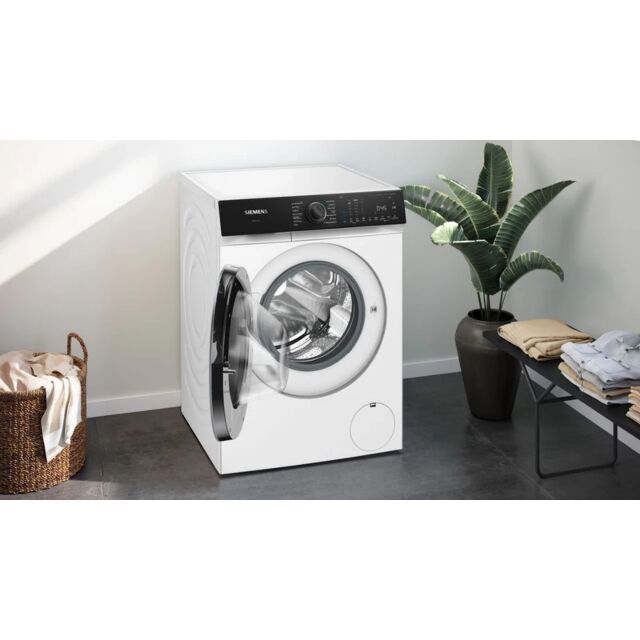 Siemens WG56H2A9GB White, Iq500 Washing Machine, Front Loader 10 Kg Max. 1600 Rpm