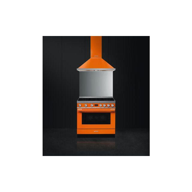 Smeg CPF9IPOR Orange Induction Portofino Range Cooker 90cm