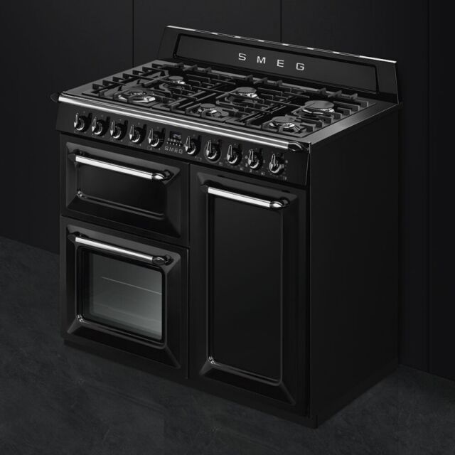 Smeg TR103BL 100cm Dual fuel range cooker 
