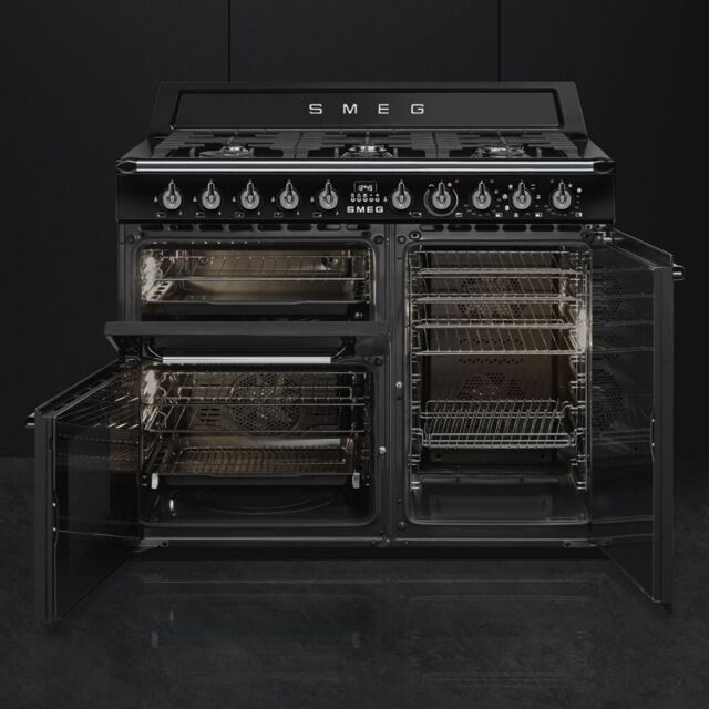Smeg TR103BL 100cm Dual fuel range cooker 