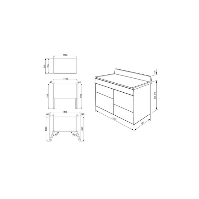 Smeg TR4110GR Slate Grey, 110Cm Slate Grey Four Cavity Dual Fuel Traditional Cooker