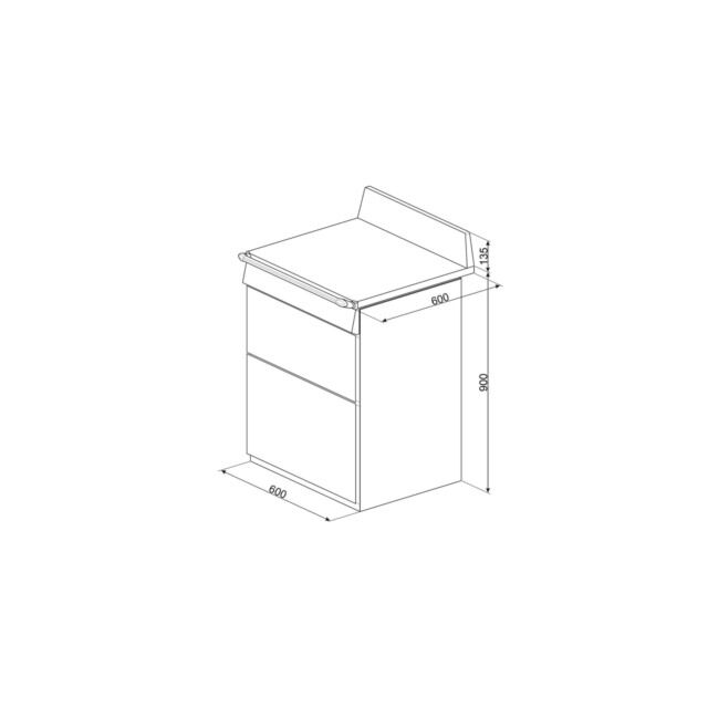 Smeg TR62BL 60cm Dual Fuel Cooker, two cavity, Victoria