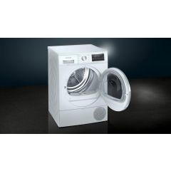 Siemens WT47RT90GB , 9Kg Heat Pump Tumble Dryer - White 