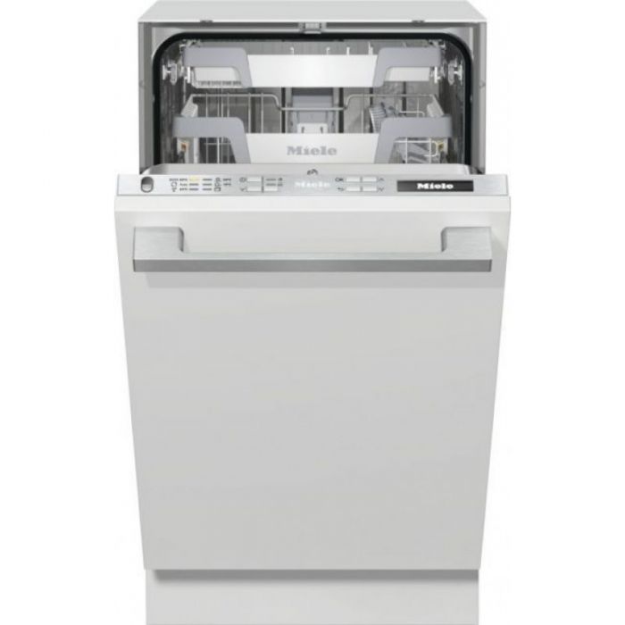 slimline integrated dishwasher with cutlery tray